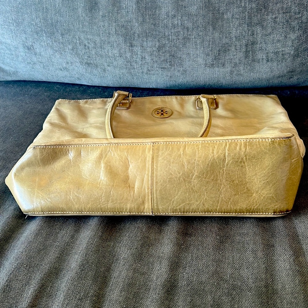 Vintage Tory Burch Leather Tote Bag - Picture 3 of 16